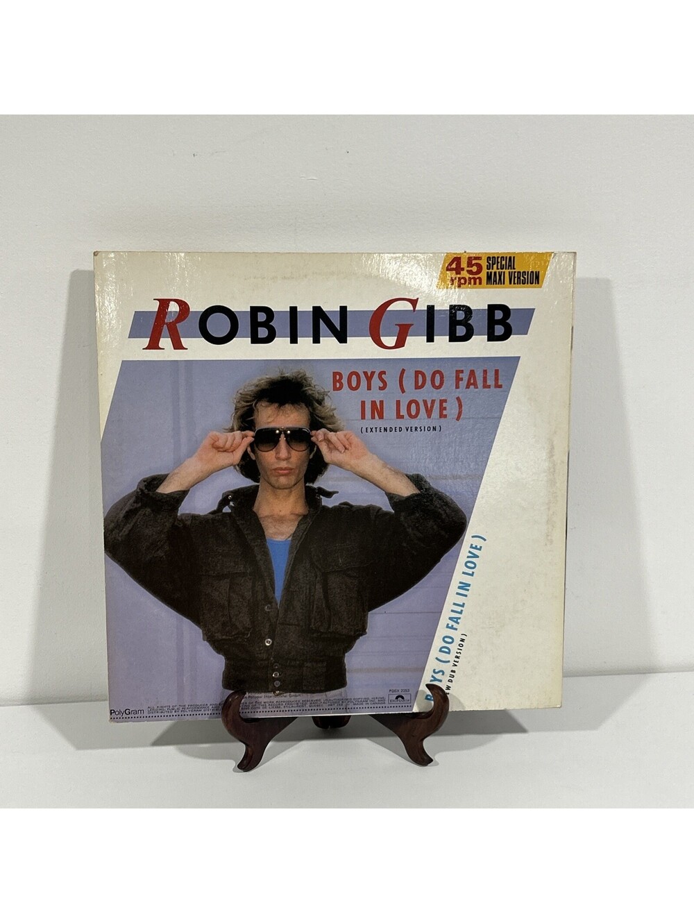 Robin Gibb Boys (Do Fall In Love) 12” Maxi Single Vinyl 1984 Polydor